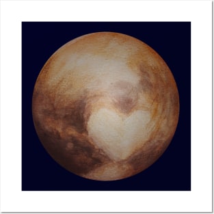 Planet Pluto Posters and Art